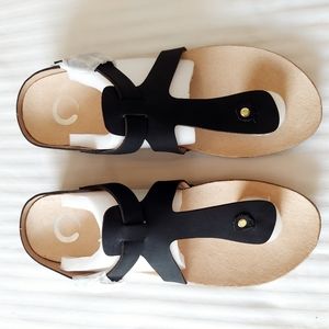 Navara black sandals NEW IN BOX Size 6.5